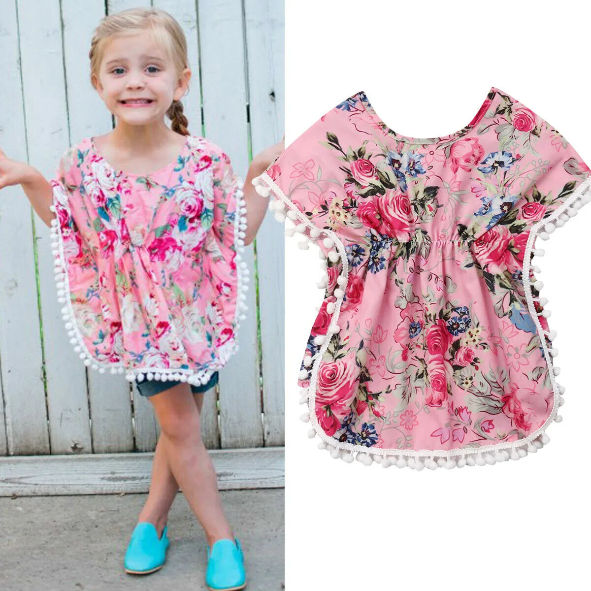 2019 New 2-7Y Summer Toddler Beach Floral Clothes Cover Ups Baby Girls Caftan Beach Cover Up Summer Outfit
2019 New 2-7Y Summer Toddler Beach Floral Clothes Cover Ups Baby Girls Caftan Beach Cover Up Summer Outfit