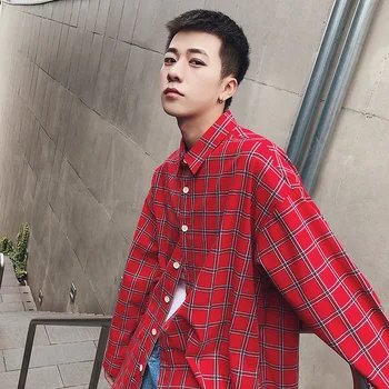 2019 Men's Lattice Printing Hawaiian Shirt Coats French Cuff Mens Fashion Trend Red/green Color Cotton Clothing Shirts M-2XL
2019 Men's Lattice Printing Hawaiian Shirt Coats French Cuff Mens Fashion Trend Red/green Color Cotton Clothing Shirts M-2XL