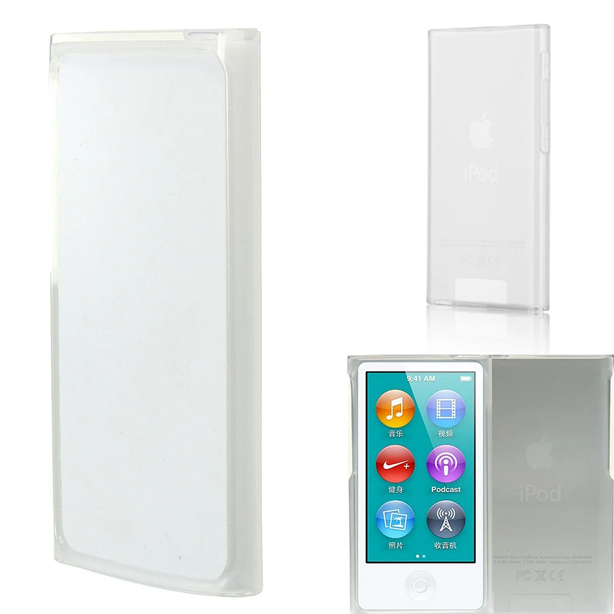 Case Cover Transparent Clear TPU Gel Skin For Apple iPod-Nano-7th Generation 7G Protects Against Scratches Abrasions Durable
Case Cover Transparent Clear TPU Gel Skin For Apple iPod-Nano-7th Generation 7G Protects Against Scratches Abrasions Durable