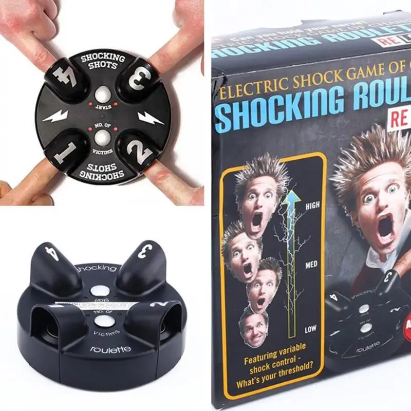 Funny Lucky Electric Finger Game Machine Children Electric Shocking Roulette Lie Detector Punishment Props Party Game Tricky Toy
Funny Lucky Electric Finger Game Machine Children Electric Shocking Roulette Lie Detector Punishment Props Party Game Tricky Toy