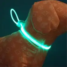 Correa ajustable de tracción para la actividad nocturna al aire libre con cuello luminoso para mascotas(China)
