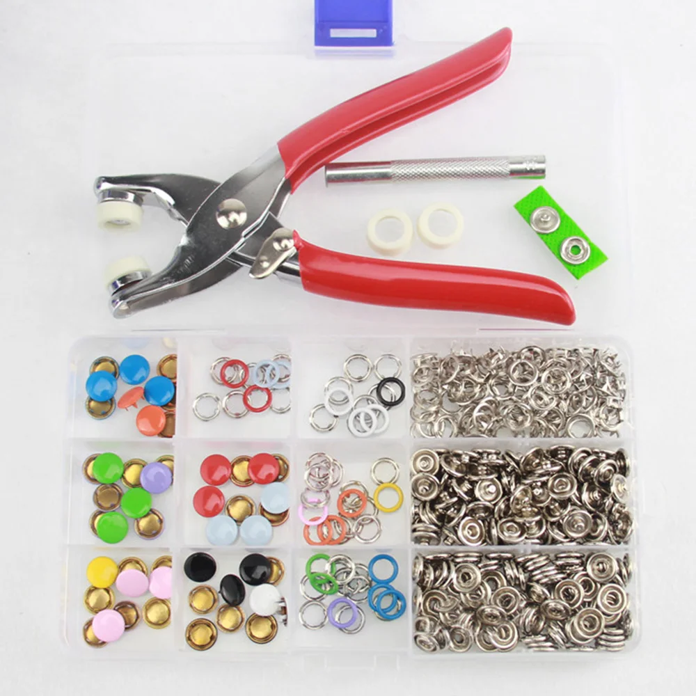 100pcs DIY Grommets Snap Fasteners Kit Rivets Buttons Press Studs 9.5mm For Baby Clothes DIY Clothing Repair Accessories
100pcs DIY Grommets Snap Fasteners Kit Rivets Buttons Press Studs 9.5mm For Baby Clothes DIY Clothing Repair Accessories