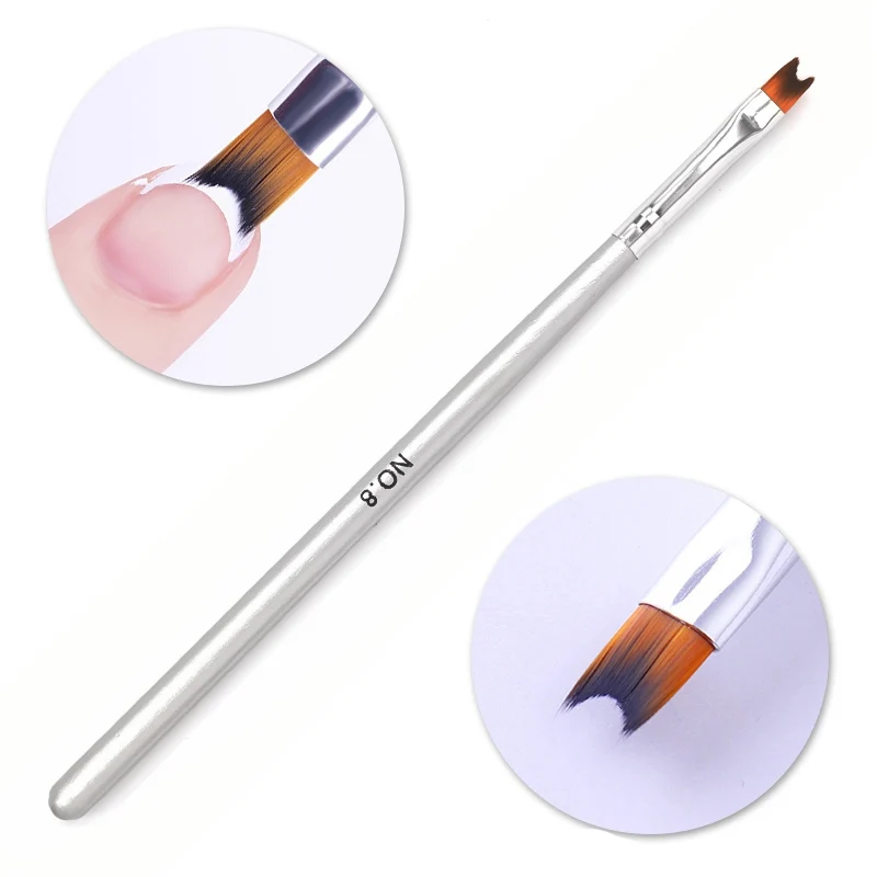 Yinikiz 1Pc French Tip Nail Brush Handle Half Moon Shape Acrylic Painting Drawing Pen Manicure Nail Art Tool
Yinikiz 1Pc French Tip Nail Brush Handle Half Moon Shape Acrylic Painting Drawing Pen Manicure Nail Art Tool