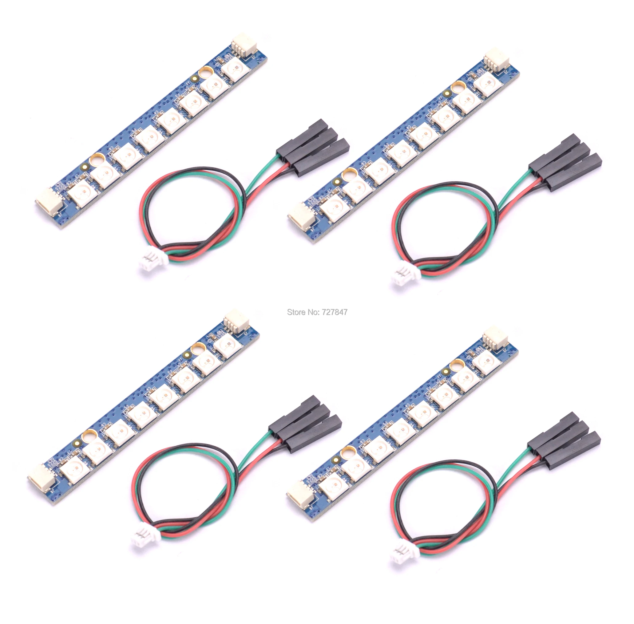 8X RGB 5050 LEDS Programmable LED bar WS2812 Lights Board LED Strip for RC FPV Racing Drone Multi Rotor
8X RGB 5050 LEDS Programmable LED bar WS2812 Lights Board LED Strip for RC FPV Racing Drone Multi Rotor