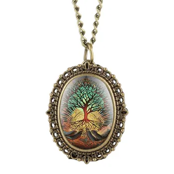 Quartz Pocket Watch Analog Pendant for Women Reloj Mujer Tree of Life Pattern Oval Dial Gift for Pocket Watch With Necklace
Quartz Pocket Watch Analog Pendant for Women Reloj Mujer Tree of Life Pattern Oval Dial Gift for Pocket Watch With Necklace