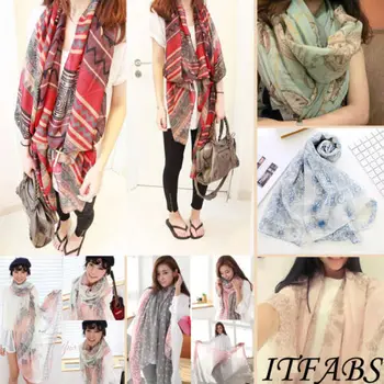 2019 New Women Soft Long Neck Large Scarf Wrap Shawl Pashmina Stole Scarf Chiffon Voile Autumn
2019 New Women Soft Long Neck Large Scarf Wrap Shawl Pashmina Stole Scarf Chiffon Voile Autumn
