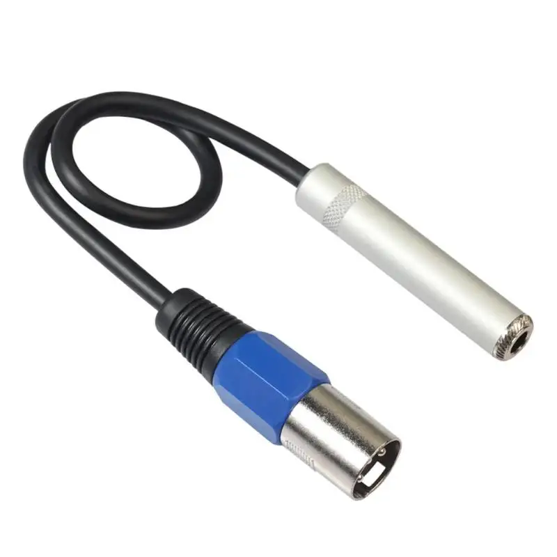 0.3m XLR 3Pin Male to 6.35mm Female Stereo Jack Audio Cable XLR 3Pin Female to 6.35mm Female Stereo Audio Cable Adapter Wire
0.3m XLR 3Pin Male to 6.35mm Female Stereo Jack Audio Cable XLR 3Pin Female to 6.35mm Female Stereo Audio Cable Adapter Wire