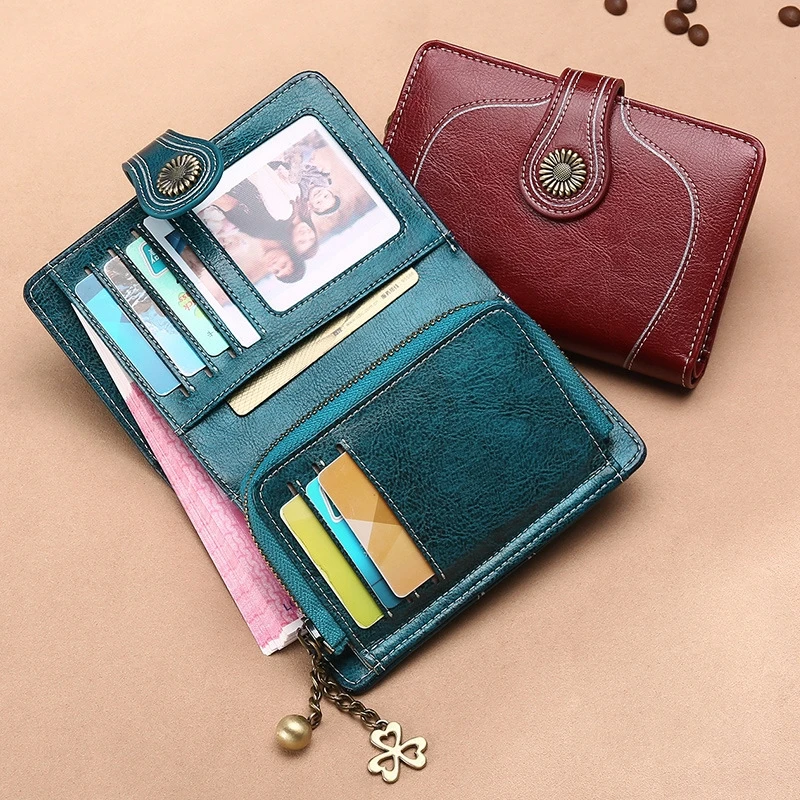 Wallet Female Short Paragraph 2019 Leather Women's Wallet Tri-Fold Folding Coin Purse Female Large Capacity
Wallet Female Short Paragraph 2019 Leather Women's Wallet Tri-Fold Folding Coin Purse Female Large Capacity