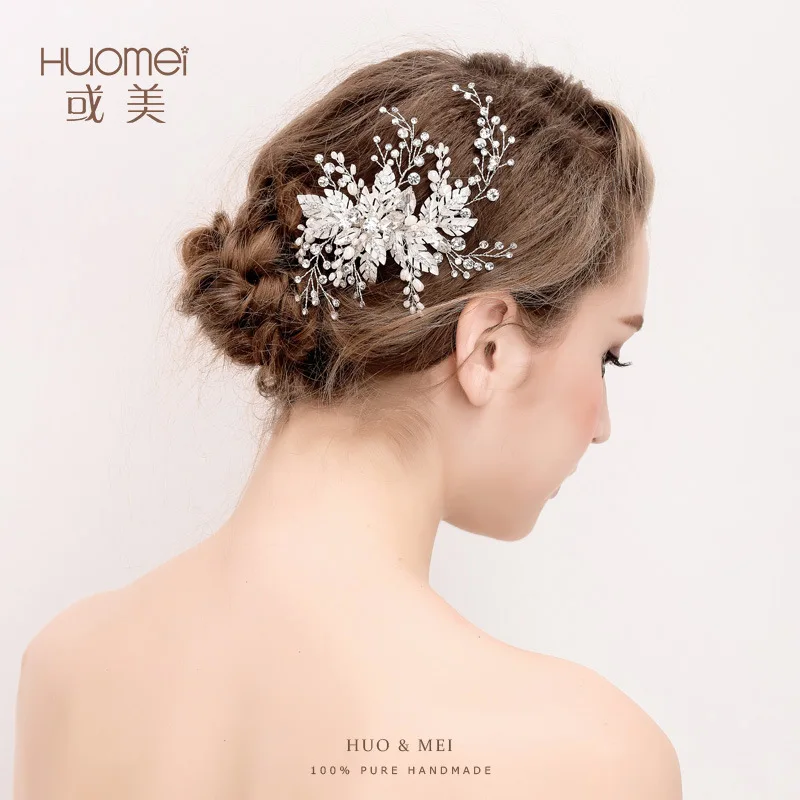 Rhinestone Fashion Hairpin Silver Best Sellers Exquisite Bride Jewelry Wedding Full Dress Accessories Flower J692
Rhinestone Fashion Hairpin Silver Best Sellers Exquisite Bride Jewelry Wedding Full Dress Accessories Flower J692