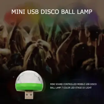Mini Sound Controlled Mobile Phone USB Disco Ball Lamp 7 Color LED Light Portable Home Party Stage Karaoke DJ Light Dropshipping
Mini Sound Controlled Mobile Phone USB Disco Ball Lamp 7 Color LED Light Portable Home Party Stage Karaoke DJ Light Dropshipping
