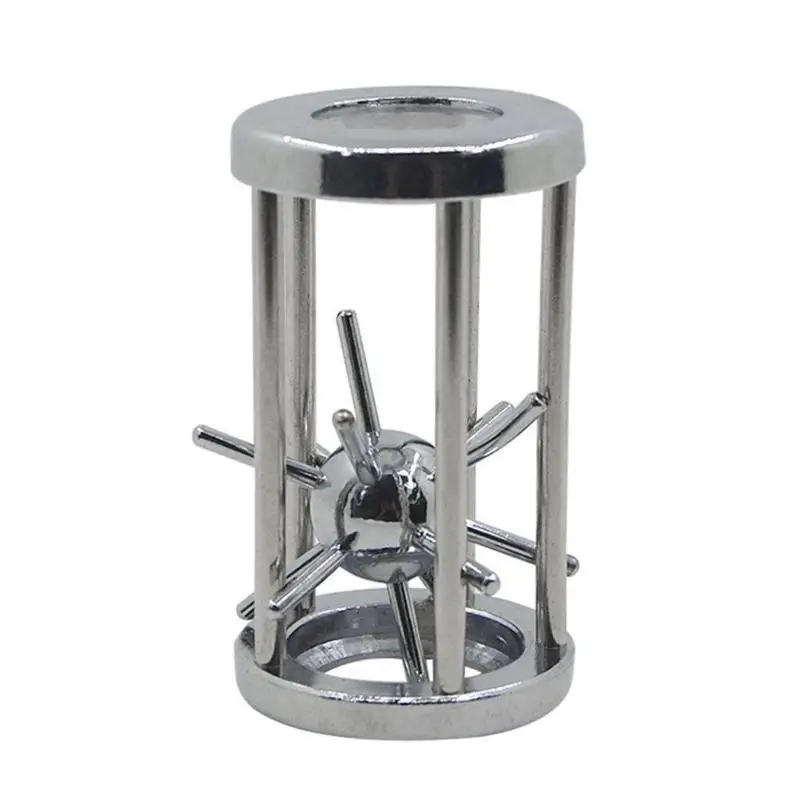 3D Alloy Metal Cast Cage Lock Puzzle Toy FOR Kids Adult IQ Mind Brain Teaser Box Intellectual Game Preschool Training Lock Tools
3D Alloy Metal Cast Cage Lock Puzzle Toy FOR Kids Adult IQ Mind Brain Teaser Box Intellectual Game Preschool Training Lock Tools