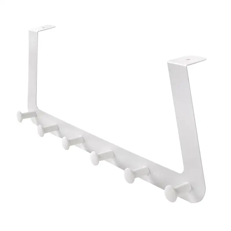 1 Pc Over the Door Hook 6 Pegs Wrought Iron Nail-free Clothes Hanger Storage Rack Towel Hanger for Bathroom Kitchen Wardrobe
1 Pc Over the Door Hook 6 Pegs Wrought Iron Nail-free Clothes Hanger Storage Rack Towel Hanger for Bathroom Kitchen Wardrobe
