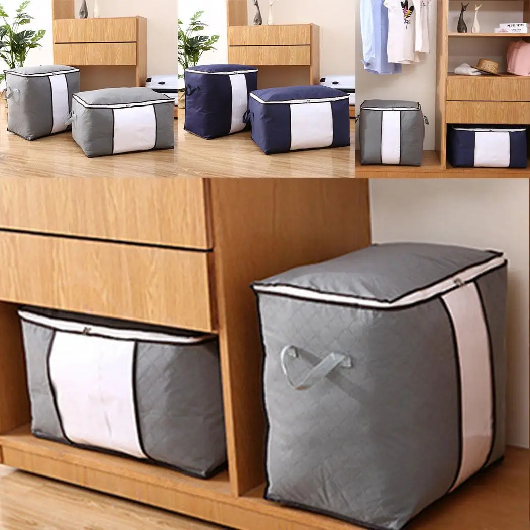 Household Quilt Storage Bag Pillow Clothing Large Zip Simple Tote Patchwork Home Travel Portable Organizer Holder Container Bag
Household Quilt Storage Bag Pillow Clothing Large Zip Simple Tote Patchwork Home Travel Portable Organizer Holder Container Bag