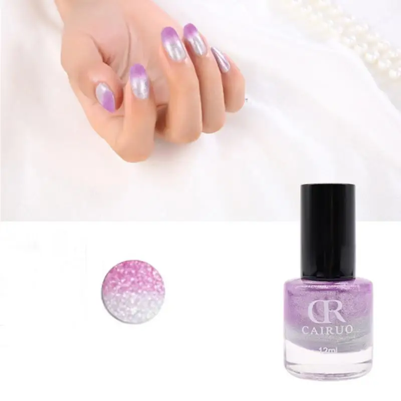 12ml Thermal Nail Polish Non-toxic Temperature Gradient Color Changing Varnish Colorful Nail Polish for Women @
12ml Thermal Nail Polish Non-toxic Temperature Gradient Color Changing Varnish Colorful Nail Polish for Women @