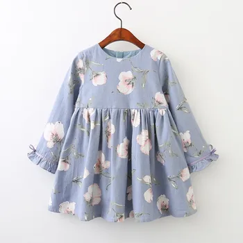 2018 New Girls Dress Baby Girls Dress Flowers Printing Design Autumn Style Long Sleeve Children Clothing Dress Girls Clothes 
2018 New Girls Dress Baby Girls Dress Flowers Printing Design Autumn Style Long Sleeve Children Clothing Dress Girls Clothes