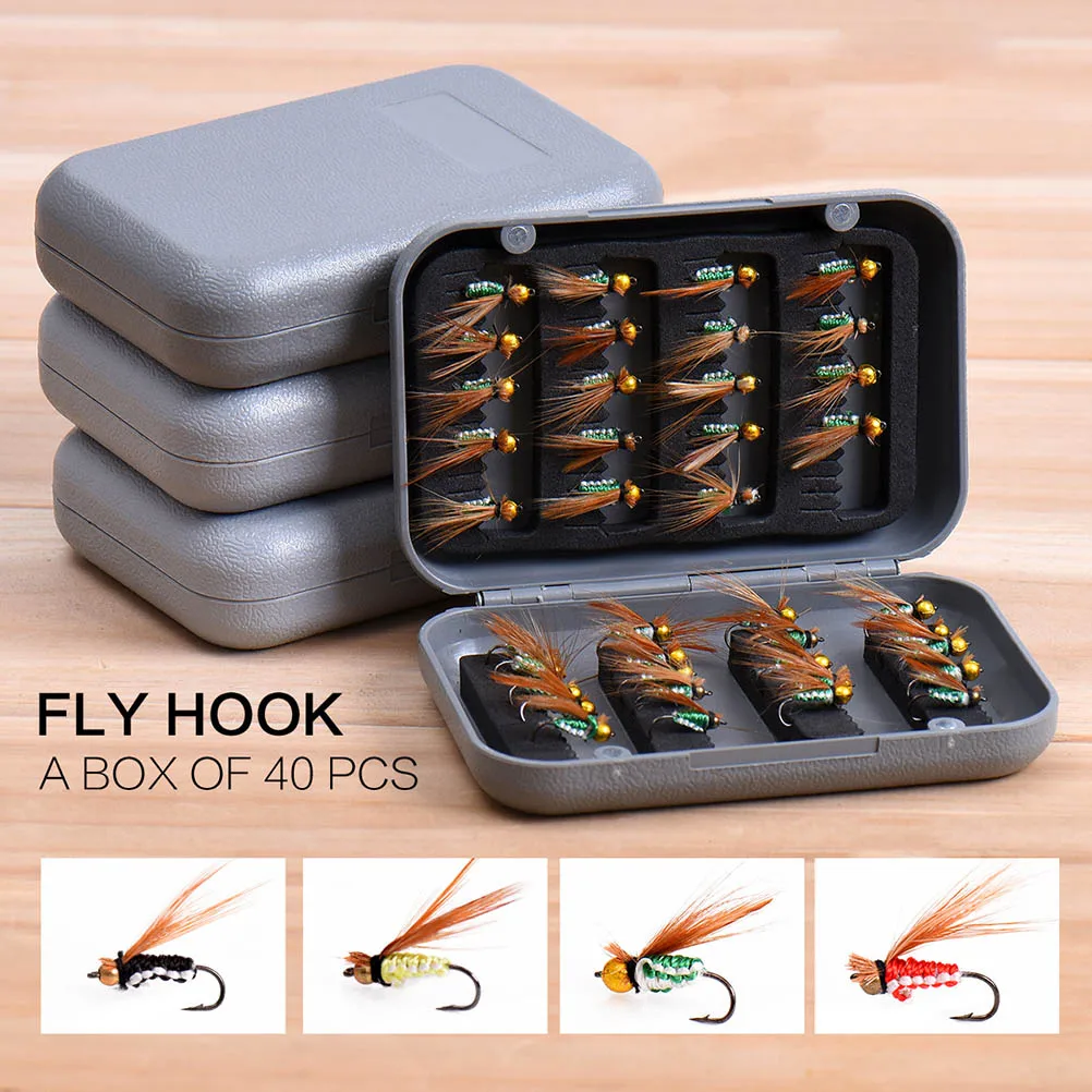 40Pcs Flies Fishing lure Baits Bionic Flies Fishing Lures Floating Isca Fishing Hooks Accessories Dropshipping
40Pcs Flies Fishing lure Baits Bionic Flies Fishing Lures Floating Isca Fishing Hooks Accessories Dropshipping
