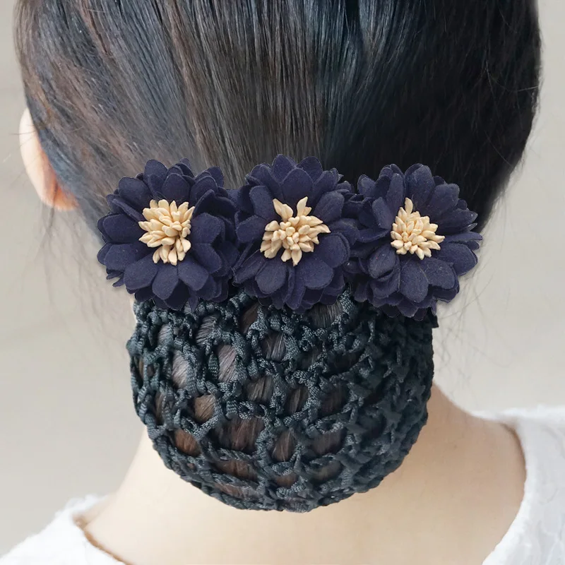 Fashion Office Ladies Bow Nets Ribbon Floral Cloth Hair Bun Elegant Bank Hotel Staff Hair Clip Cover Flowers Snood Accessories
Fashion Office Ladies Bow Nets Ribbon Floral Cloth Hair Bun Elegant Bank Hotel Staff Hair Clip Cover Flowers Snood Accessories