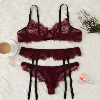 3PCS Sexy Women Ladies Summer Solid Sexy Lingerie Lace Babydoll Sleepwear Nightwear Underwear Bra Set
3PCS Sexy Women Ladies Summer Solid Sexy Lingerie Lace Babydoll Sleepwear Nightwear Underwear Bra Set