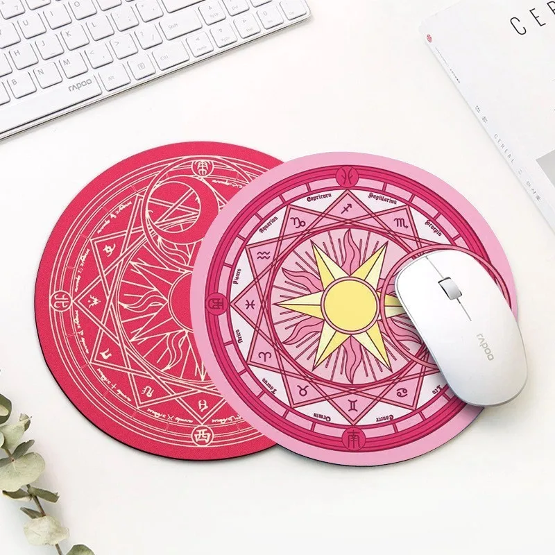 Card Captor Sakura Circular Mouse Pad Small Fresh Unique style Series Magic Matrix /Kimono cat/cute Pig Anti-slip Round MousePad
Card Captor Sakura Circular Mouse Pad Small Fresh Unique style Series Magic Matrix /Kimono cat/cute Pig Anti-slip Round MousePad