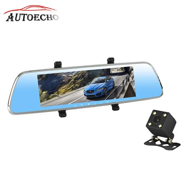 8" Car Driving Recorder Rear View Mirror Touch Screen 2 Lens Night Vision Parking Reversing Image Monitoring Fit 32G TF Car DVR
8" Car Driving Recorder Rear View Mirror Touch Screen 2 Lens Night Vision Parking Reversing Image Monitoring Fit 32G TF Car DVR