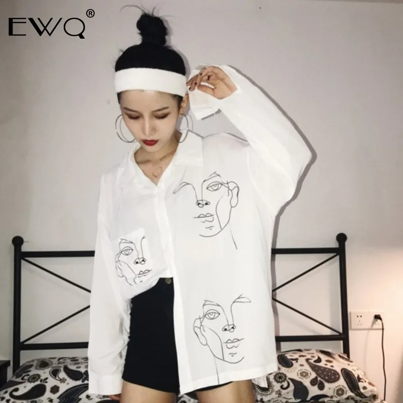 EWQ Women's Shirt Women Blouse Vintage Print Shirt Loose Fashion Women Blouse 2019 Tops Cotton Female Shirts Long Sleeve HD827
EWQ Women's Shirt Women Blouse Vintage Print Shirt Loose Fashion Women Blouse 2019 Tops Cotton Female Shirts Long Sleeve HD827