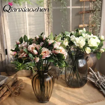 Qianxiaozhen 4pcs Gardenia Artificial Flowers For Wedding Fake Flowers Bouquet Wedding Flowers Home Decoration
Qianxiaozhen 4pcs Gardenia Artificial Flowers For Wedding Fake Flowers Bouquet Wedding Flowers Home Decoration