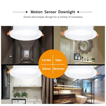 NEW Motion Sensor LED Light Auto Switch Ceiling Lamp Night Light Motion Detector Recessed Downlight Daylight Hallway Basement
NEW Motion Sensor LED Light Auto Switch Ceiling Lamp Night Light Motion Detector Recessed Downlight Daylight Hallway Basement