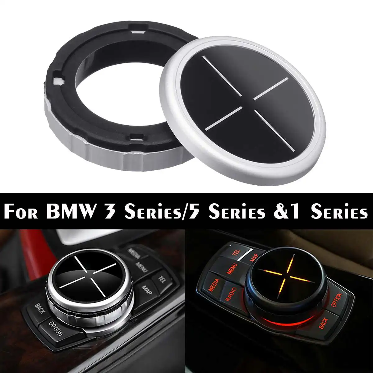 Multimedia for Idrive Modification Black Button Cover Knob Cover For BMW F10 F20 F30 for iDrive Car Interior Mouldings
Multimedia for Idrive Modification Black Button Cover Knob Cover For BMW F10 F20 F30 for iDrive Car Interior Mouldings