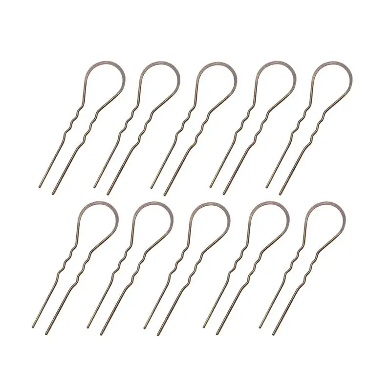 10pcs Hairpins Wavy U Shaped Metal Simple Hair Accessiories Hair Stick Bobby Pin Hair Clips for Girls Women
10pcs Hairpins Wavy U Shaped Metal Simple Hair Accessiories Hair Stick Bobby Pin Hair Clips for Girls Women