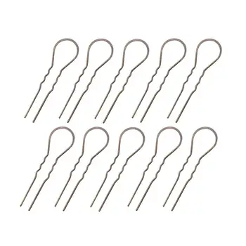 10pcs Hairpins Wavy U Shaped Metal Simple Hair Accessiories Hair Stick Bobby Pin Hair Clips for Girls Women 
10pcs Hairpins Wavy U Shaped Metal Simple Hair Accessiories Hair Stick Bobby Pin Hair Clips for Girls Women