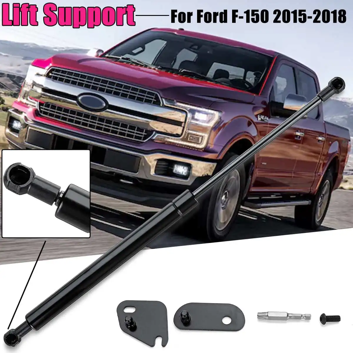 Rear Liftgate Tailgate Slow Down Assist Shock Strut Slow Drop Rate Telescopic Rod Kit For Ford F150 F-150 2015 2016 2017 2018
Rear Liftgate Tailgate Slow Down Assist Shock Strut Slow Drop Rate Telescopic Rod Kit For Ford F150 F-150 2015 2016 2017 2018
