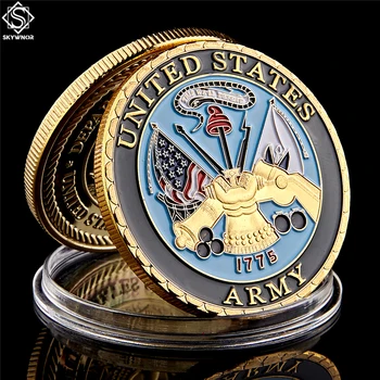 American Military Coin Colorful Marine Corps Gold Plated Coin Challenge Medal Commemorative Coin
American Military Coin Colorful Marine Corps Gold Plated Coin Challenge Medal Commemorative Coin