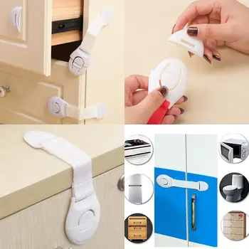 Useful Child Toddler Infant Baby Kids Drawer Door Cabinets Drawers Fridge Toilet Seat Safety Locks Prevent Clamping
Useful Child Toddler Infant Baby Kids Drawer Door Cabinets Drawers Fridge Toilet Seat Safety Locks Prevent Clamping