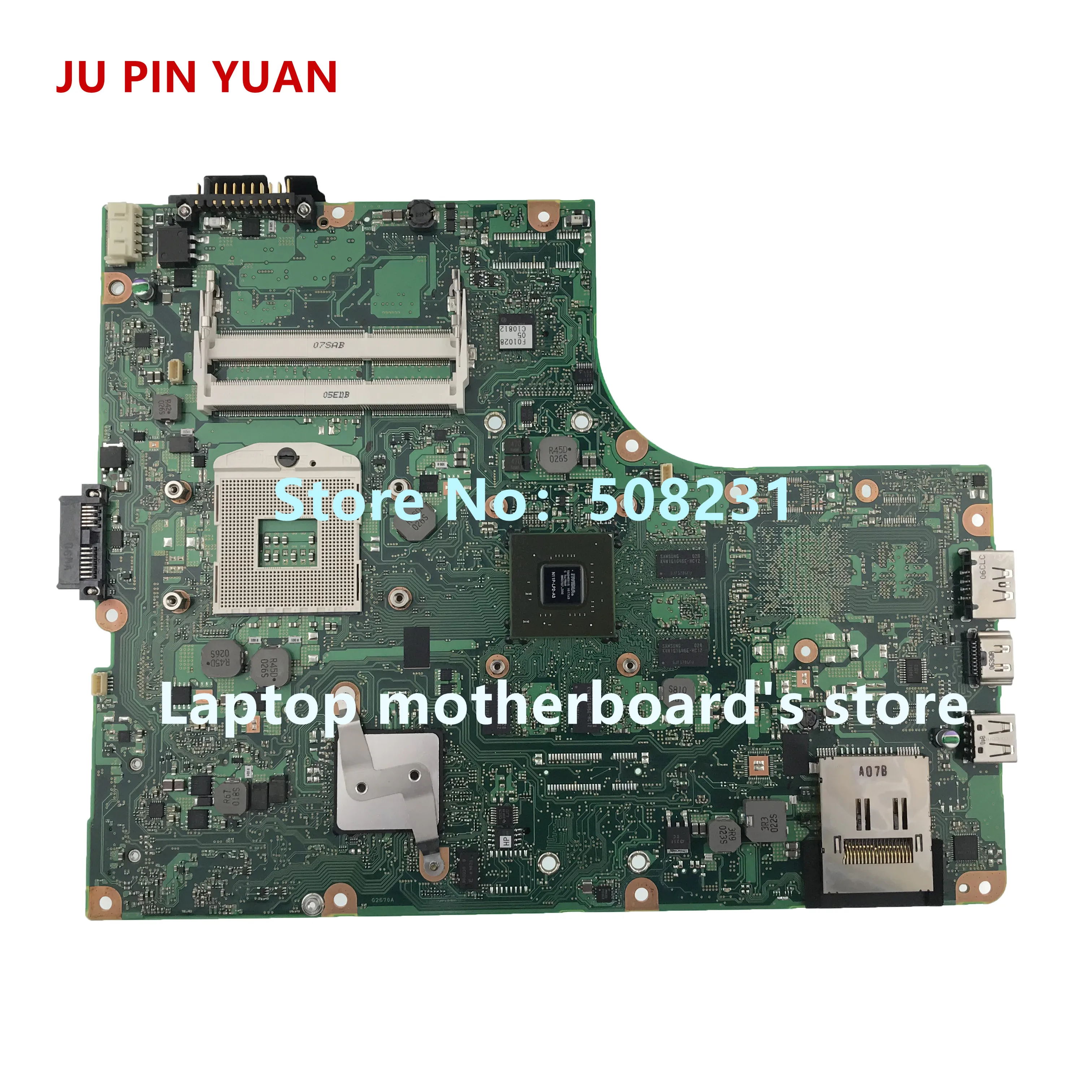 JU PIN YUAN P000536690 For Toshiba Qosmio F60 laptop motherboard FLESY3 A2670 100% fully Tested
JU PIN YUAN P000536690 For Toshiba Qosmio F60 laptop motherboard FLESY3 A2670 100% fully Tested
