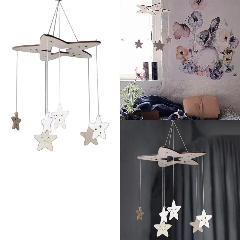 Diy Home Wooden Star Campanula Baby Crib Children Room Decoration Gift Model Room children's Clothing Store Photography Props
Diy Home Wooden Star Campanula Baby Crib Children Room Decoration Gift Model Room children's Clothing Store Photography Props
