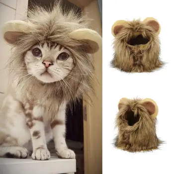 S/M/L Pet Costume Cat Halloween Clothes Dogs Lion Mane Wig With Ears Festival ancy Costume Furry Pet Hat Dress Up 
S/M/L Pet Costume Cat Halloween Clothes Dogs Lion Mane Wig With Ears Festival ancy Costume Furry Pet Hat Dress Up