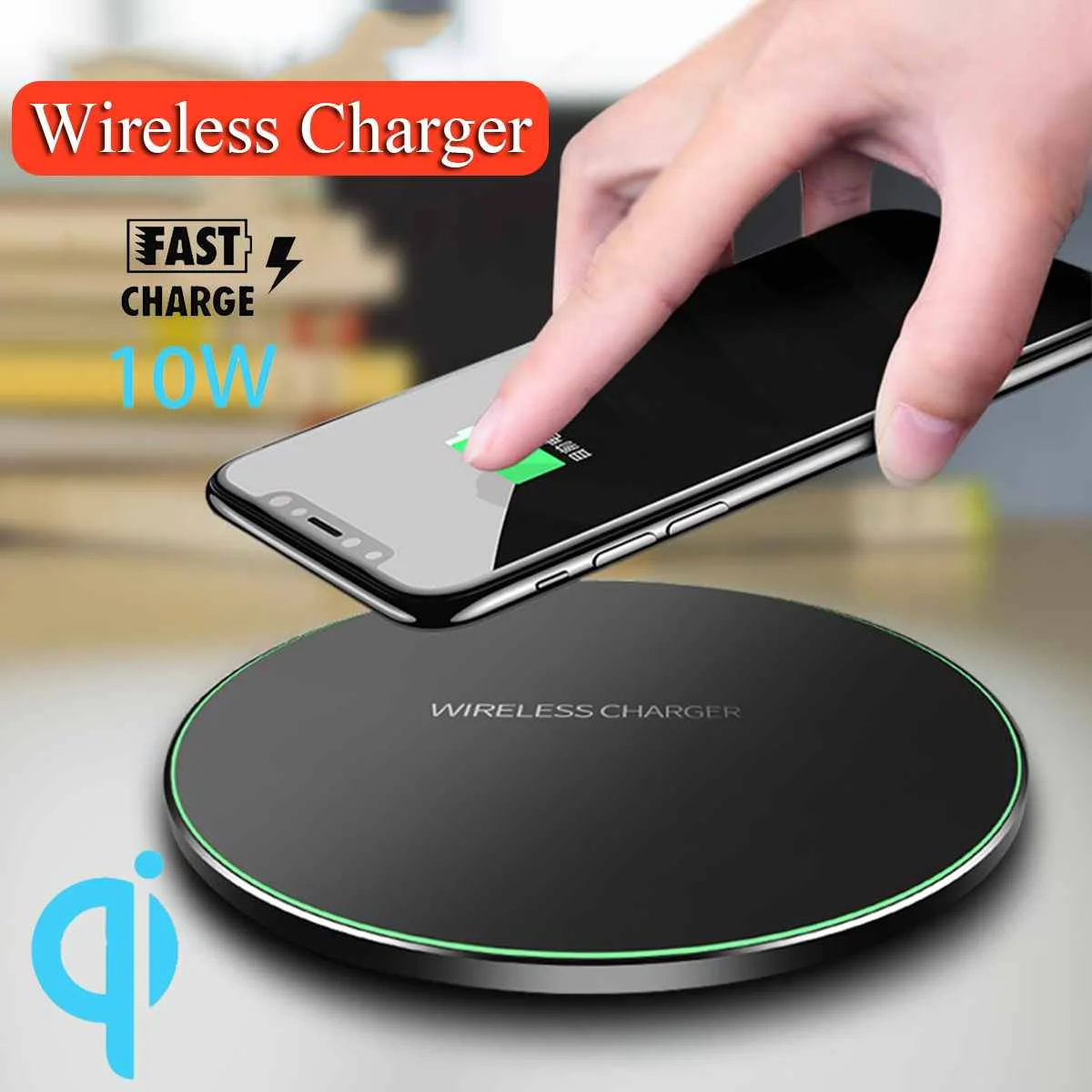 Aluminium Qi Wireless Charger 5W/10W Fast Charging Pad Dock Station for iPhone X/XS Max XR 8 8 Plus for Samsung S8 S9/S9+ Note 9
Aluminium Qi Wireless Charger 5W/10W Fast Charging Pad Dock Station for iPhone X/XS Max XR 8 8 Plus for Samsung S8 S9/S9+ Note 9