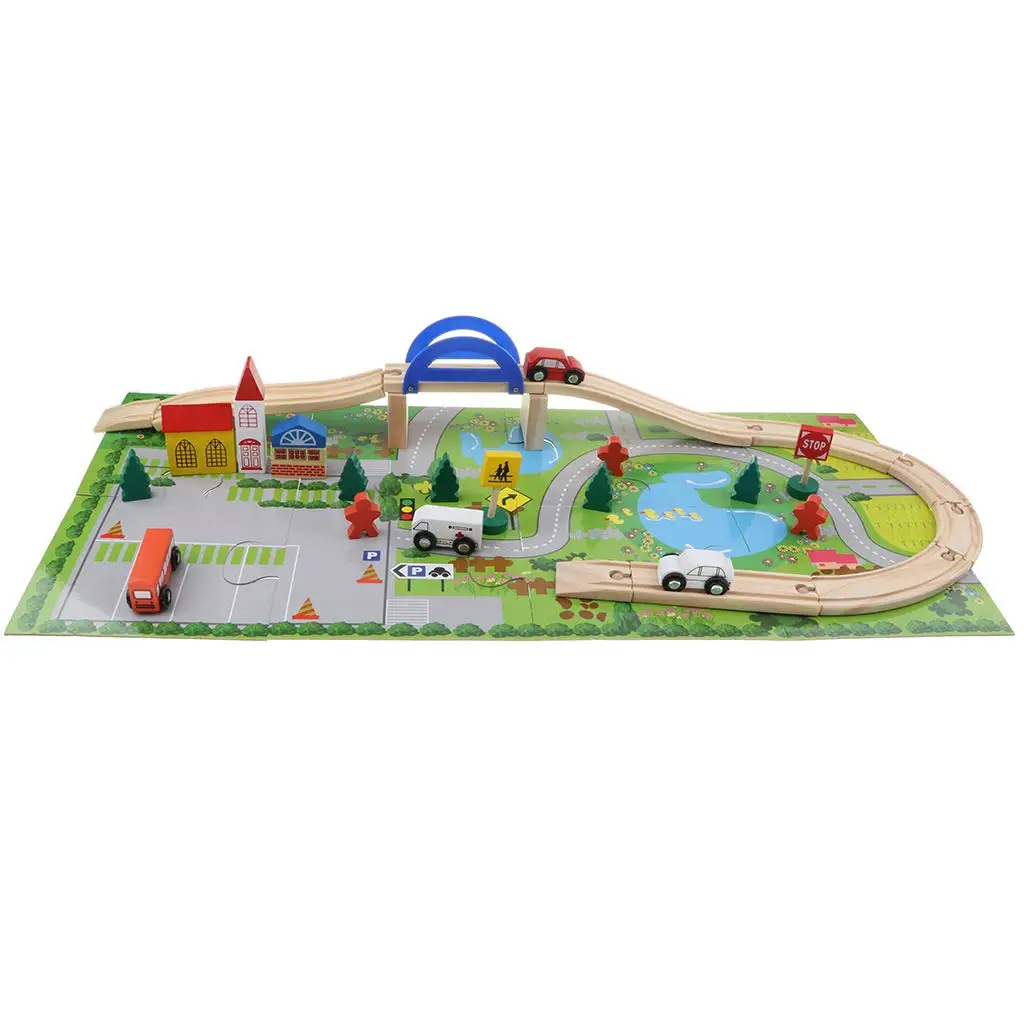 Wooden Car Train Track Panel City Model Hand-eye Coordination Educational Toys Birthday Gift for Children Kids Toddler
Wooden Car Train Track Panel City Model Hand-eye Coordination Educational Toys Birthday Gift for Children Kids Toddler