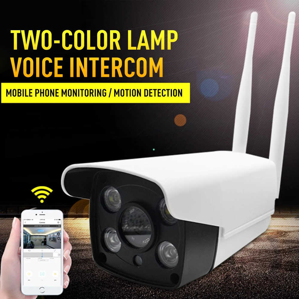 720P HD Wireless WiFi IP Camera Security Surveillance Camera Support TF Card Waterproof Night Vision Remote Control App Monitor
720P HD Wireless WiFi IP Camera Security Surveillance Camera Support TF Card Waterproof Night Vision Remote Control App Monitor