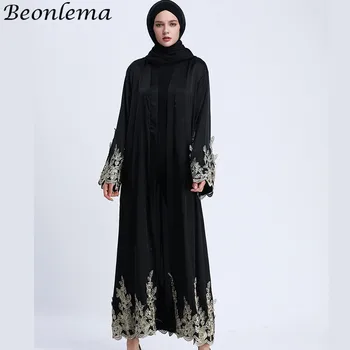 Beonlema Muslim Dubai Abaya For Ladies Islamic Dress Lace Black Elegant Caftan Marocain Women Fashion Long Kaftan Robe S-2XL
Beonlema Muslim Dubai Abaya For Ladies Islamic Dress Lace Black Elegant Caftan Marocain Women Fashion Long Kaftan Robe S-2XL
