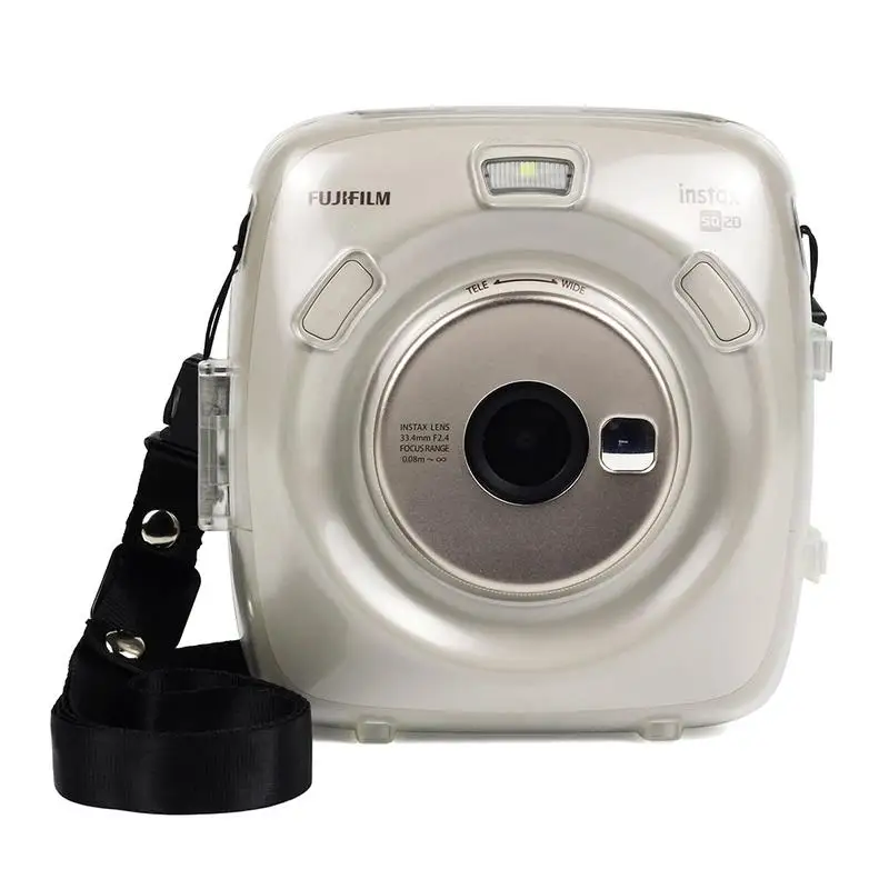 Transparent Shell Crystal Protective Case for Polaroid SQ20 Camera Environmental Protection Hard Shell with Hanging Rope
Transparent Shell Crystal Protective Case for Polaroid SQ20 Camera Environmental Protection Hard Shell with Hanging Rope