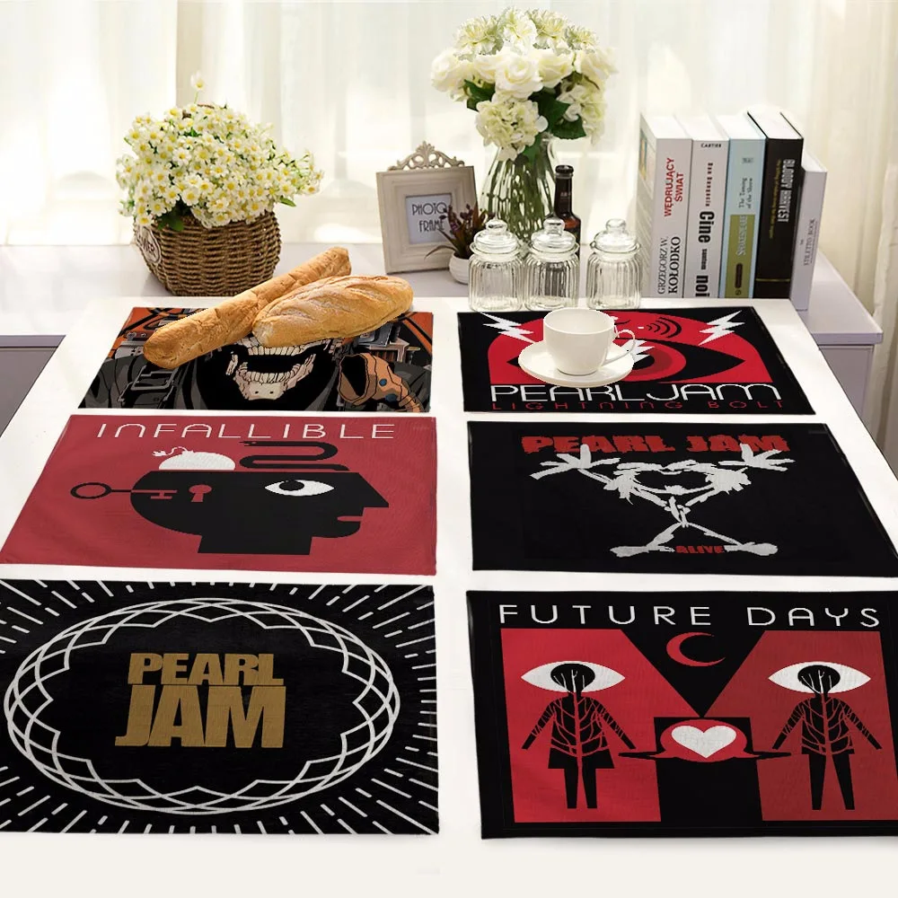Cartoon Skull Pattern Table Mat Rectangle Linen Placemat for Dining Table Kitchen Decoration Accessories Western Food Placemats
Cartoon Skull Pattern Table Mat Rectangle Linen Placemat for Dining Table Kitchen Decoration Accessories Western Food Placemats