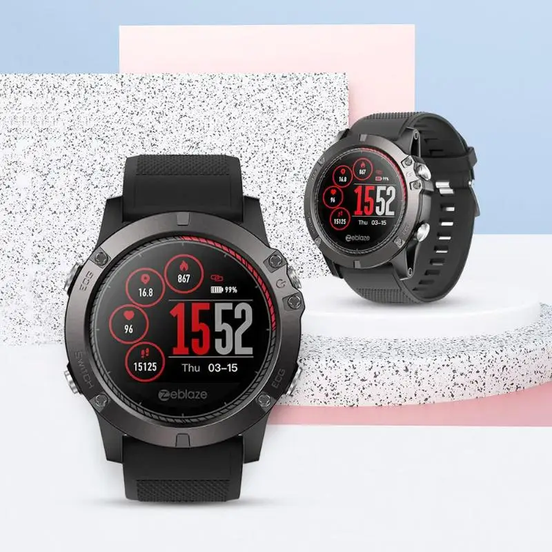 VIBE3 ECG IP67 Smart Watch Heart Rate Monitor Pedometer Tracker Activity Running Route Tracking Bluetooth 4.0 Wacthes
VIBE3 ECG IP67 Smart Watch Heart Rate Monitor Pedometer Tracker Activity Running Route Tracking Bluetooth 4.0 Wacthes