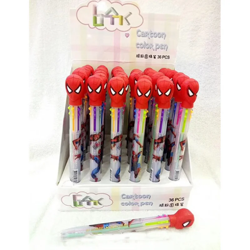 4 Pcs/set Cartoon 6 Colors Spiderman Chunky Ballpoint Pens Press Ball Pens School Stationery Writing Office Supplies
4 Pcs/set Cartoon 6 Colors Spiderman Chunky Ballpoint Pens Press Ball Pens School Stationery Writing Office Supplies