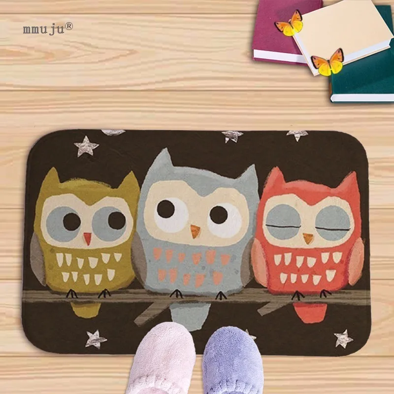 2018 new Bath Kitchen Floor Door Bedroom Mats Carpet Non-Slip cartoon owls patterns print Home Rugs 40x60cm flannel soft fabric
2018 new Bath Kitchen Floor Door Bedroom Mats Carpet Non-Slip cartoon owls patterns print Home Rugs 40x60cm flannel soft fabric