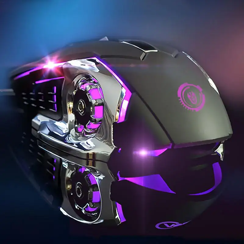 Laptop Desktop Computer Usb Wired Mouse E-Sport Weighted Gaming Luminous Mouse Four-Color Breathing Light DPI3200 #BW
Laptop Desktop Computer Usb Wired Mouse E-Sport Weighted Gaming Luminous Mouse Four-Color Breathing Light DPI3200 #BW
