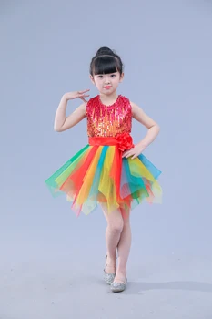 Songyuexia New children's costumes children's jazz dance sequined skirt colorful pettiskirt girls princess dance skirt
Songyuexia New children's costumes children's jazz dance sequined skirt colorful pettiskirt girls princess dance skirt