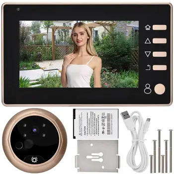 4.3 inch 1MP HD Cat Eye Camera Monitor Video Doorbell Kit Recording Night Vision deurbel waterdicht sonnette filaire
4.3 inch 1MP HD Cat Eye Camera Monitor Video Doorbell Kit Recording Night Vision deurbel waterdicht sonnette filaire