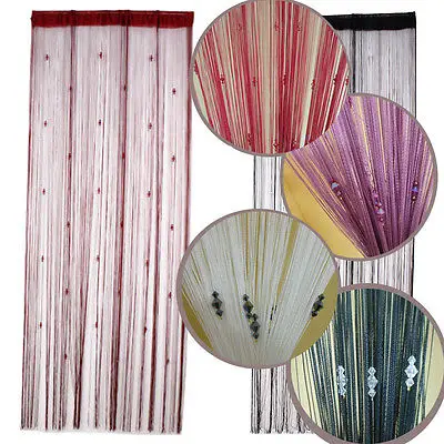 Sparkle Beaded String Door Window Curtain Divider Room Fly Screen Blind Tassel Tassel Line Curtain Home Textile
Sparkle Beaded String Door Window Curtain Divider Room Fly Screen Blind Tassel Tassel Line Curtain Home Textile