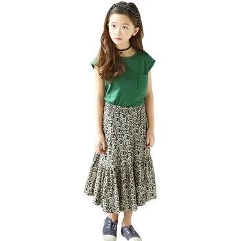Summer kid clothes 2019 Children Clothing Set Teen girls fashion kids outfit Casual Costume 4 6 8 10 12 yrs T-Shirt+Floral Skirt
Summer kid clothes 2019 Children Clothing Set Teen girls fashion kids outfit Casual Costume 4 6 8 10 12 yrs T-Shirt+Floral Skirt